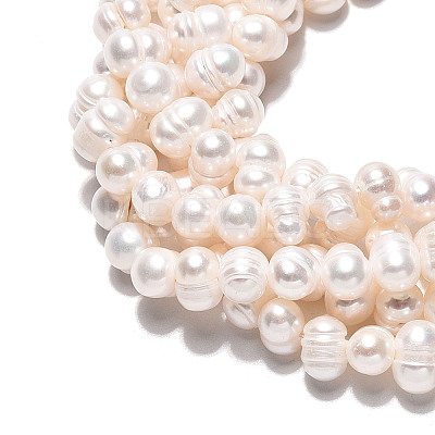 Natural Cultured Freshwater Pearl Beads Strands PEAR-N026-03-1