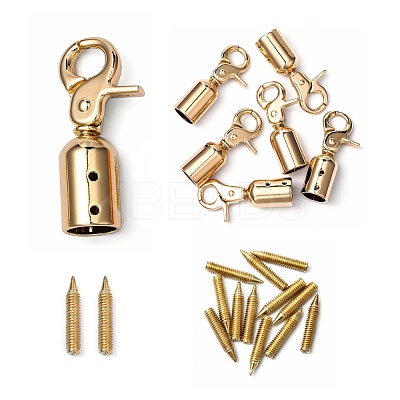 Alloy Swivel Clasps PALLOY-Z003-01G-1