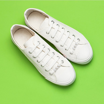 12 Pairs 12 Style Alloy Shoe Lace Decoration FIND-GO0001-09-1