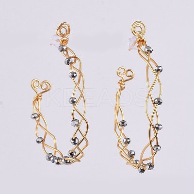Studs Earrings EJEW-JE03881-1