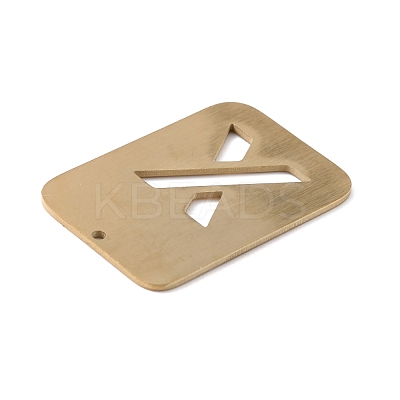 Ion Plating(IP) 304 Stainless Steel Pendants STAS-K216-49X-G-1
