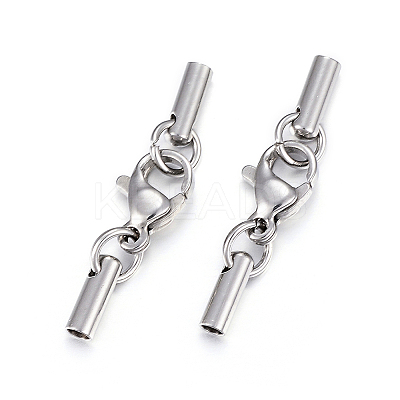Tarnish Resistant 304 Stainless Steel Lobster Claw Clasps X-STAS-P146-A10-2.0mm-1