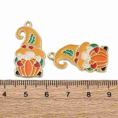 Thanksgiving Day Alloy Enamel Pendants ENAM-V002-02H-G-1