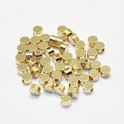 Long-Lasting Plated Brass Beads KK-K193-060G-NF-1