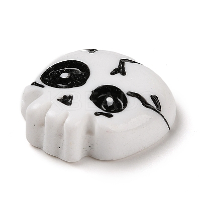 Skull Halloween Opaque Resin Decoden Cabochons LS-RESI-R446-01C-1