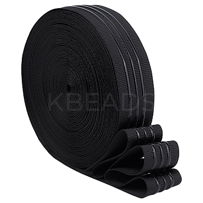 10 Yards Polyester Antislip Grosgrain Ribbon OCOR-BC0007-62A-1