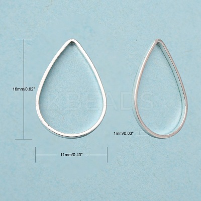 Brass Links X-EC03111x16mm-S-1