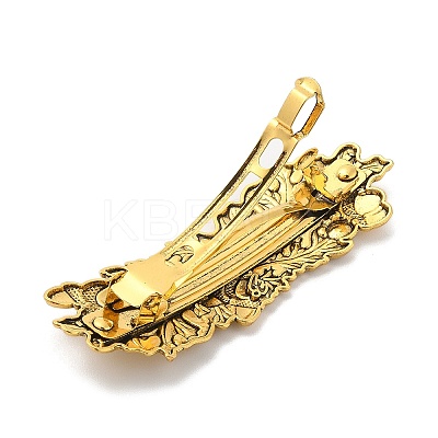 Alloy Retro Hair Barrettes AJEW-K048-02AG-1
