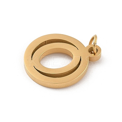 304 Stainless Steel Charms
with Jump Ring LS-STAS-R001-02G-O-1