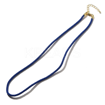 Nylon Milan Cord Necklace Making MAK-M028-01G-08-1