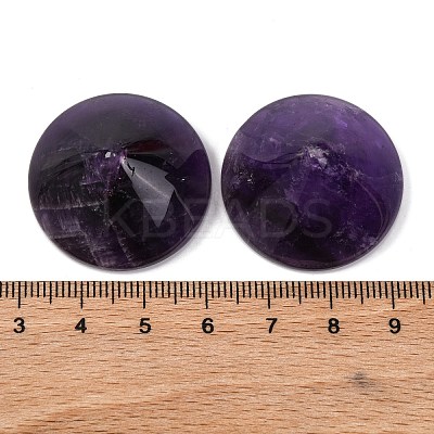 Natural Amethyst Cabochons G-Q184-01F-1