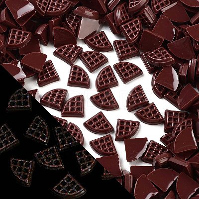 Luminous Resin Imitation Chocolate Decoden Cabochons RESI-K036-28F-02-1