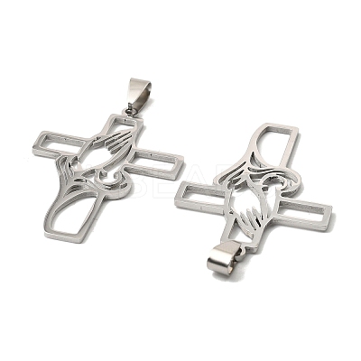201 Stainless Steel Pendants STAS-K310-01A-P-1