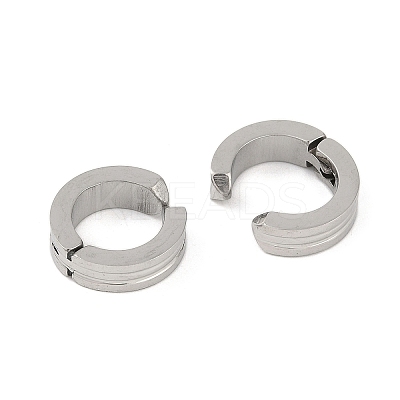 Non-Tarnish 304 Stainless Steel Clip-on Earrings EJEW-M001-11P-1