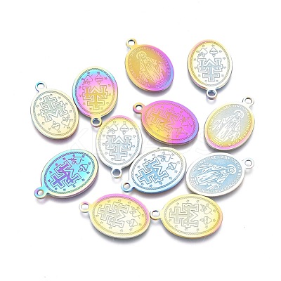 Ion Plating(IP) 304 Stainless Steel Pendants STAS-L247-022M-1