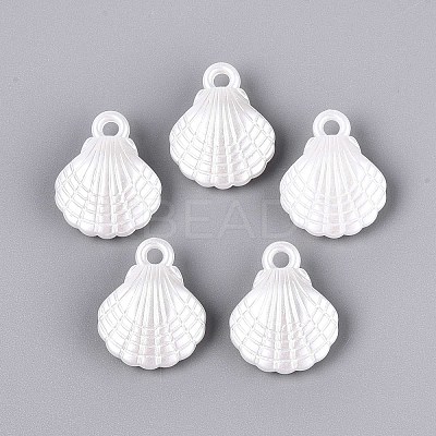 ABS Plastic Imitation Pearl Pendants KY-T041-03-1