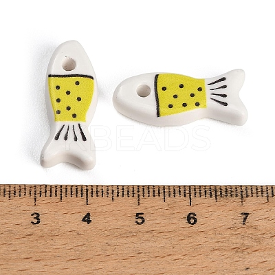Printed Handmade Porcelain Pendants PR-CBAB520-02C-1