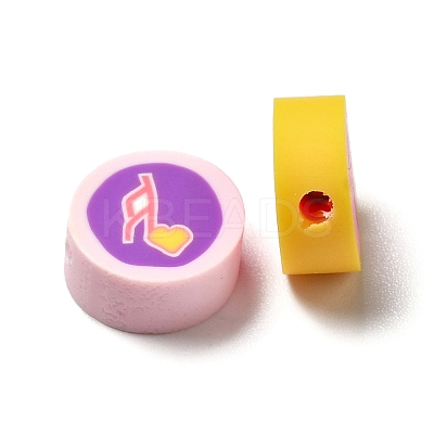 Handmade Polymer Clay Beads CLAY-E001-01C-1