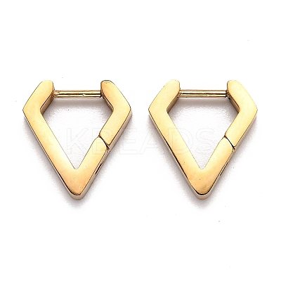 304 Stainless Steel Huggie Hoop Earrings STAS-J033-17A-G-1