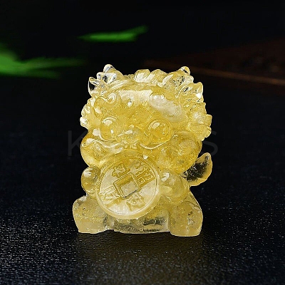 Resin PiXiu Figurine Display Decorations PW-WG22F9A-04-1