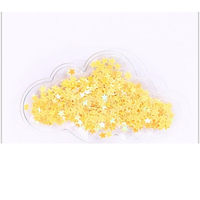 Quicksand Sequin Plastic Cabochons X-OHAR-CJC0002-04C-1
