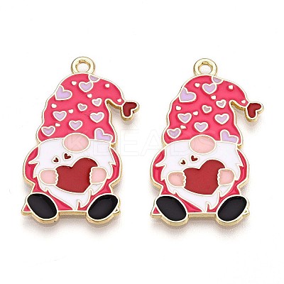 Alloy Enamel Pendants ENAM-T022-01D-1