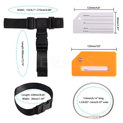 Silicone Luggage Tag AJEW-CA0004-11-1