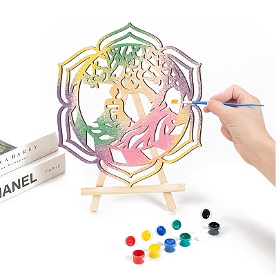 Laser Cut Wooden Wall Sculpture WOOD-WH0105-007-1