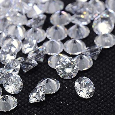 Diamond Shape Grade AAA Cubic Zirconia Cabochons LS-ZIRC-J013-01-5mm-1