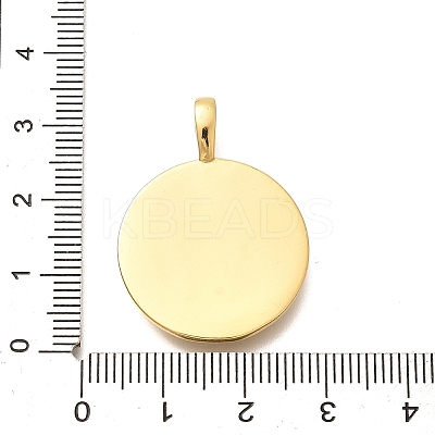 Rack Plating Brass Micro Pave Clear Cubic Zirconia Pendants with Shell KK-M309-42G-F-1