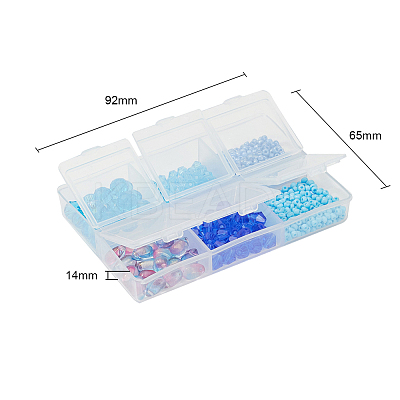 DIY Blue Series Jewelry Making Kits DIY-YW0003-05B-1