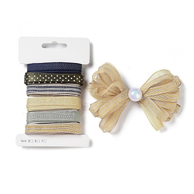 18 Yards 6 Styles Polyester Ribbon SRIB-C001-F06-1