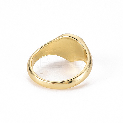 Alloy Enamel Wide Band Rings RJEW-N034-005B-RS-1