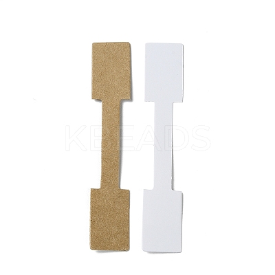 Folding Blank Kraft Paper Jewelry Price Tags CDIS-C006-09B-1