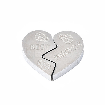 Tarnish Resistant 304 Stainless Steel Beads STAS-S080-060P-NR-1