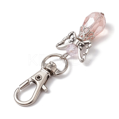 10Pcs Glass Pendant Decorations HJEW-JM02548-1