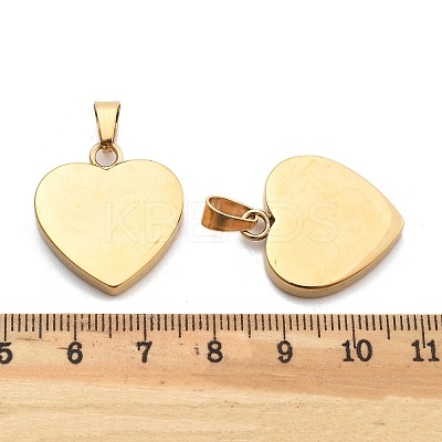 Ion Plating(IP) Fashionable 304 Stainless Steel Stamping Blank Tag Pendants STAS-J002B-01G-1