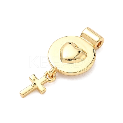 Religion Brass Pendants KK-H539-18G-05-1
