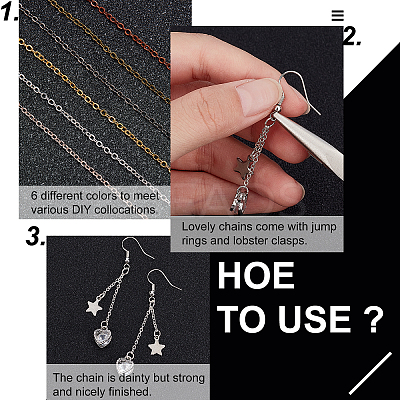 DIY Necklace Making Kits DIY-AR0001-49-1