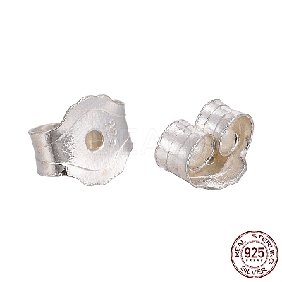 Earring Findings 925 Sterling Silver Ear Nuts STER-F015-02-1