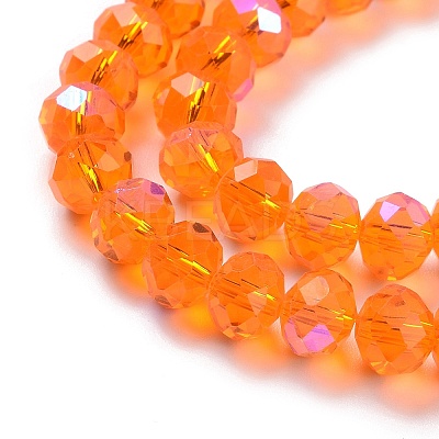 Electroplate Glass Beads Strands EGLA-A034-T4mm-L07-1