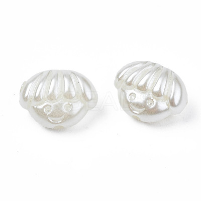 ABS Plastic Imitation Pearl Beads KY-S163-444-1