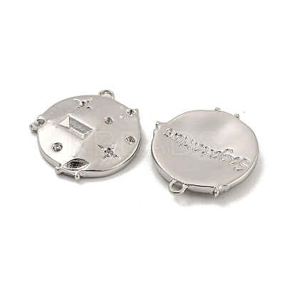 Non-Tarnish 304 Stainless Steel Pendant Rhinestone Settings STAS-P356-12P-1