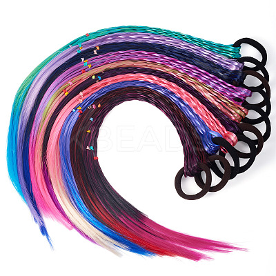 10Pcs 10 Colors High Temperature Silk Hair Wigs PHAR-TA0001-12-1