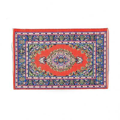 Silk Miniature Ethnic Style Carpets MIMO-PW0001-008A-1