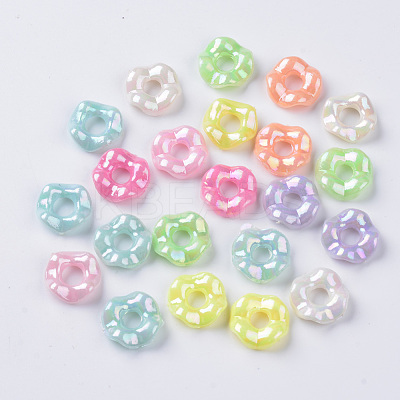 Opaque Acrylic Beads X-MACR-Q239-011-1