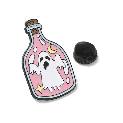 Hallowmas Ghost Enamel Lapel Pin Backs LS-JEWB-K018-33B-EB-1