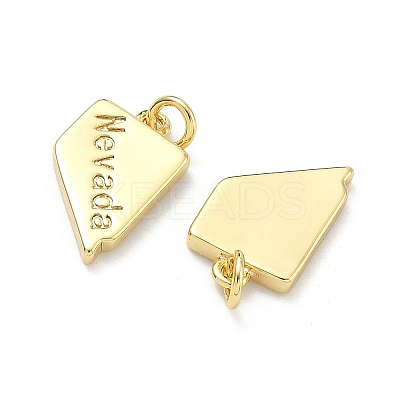 Brass Pendants KK-D229-22B-G-1
