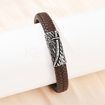 Microfiber Leather Bracelets for Men Women BJEW-H631-03AS-02-1