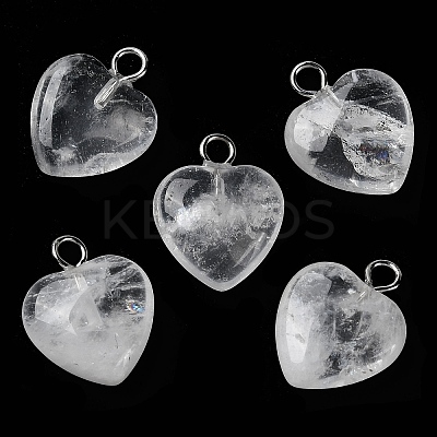 Natural Quartz Crystal Pendants G-E603-01P-10-1